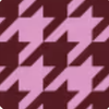 Pink Houndstooth