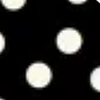 Black & Cream Polka Dot