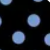Black & Sky Blue Micro Dot