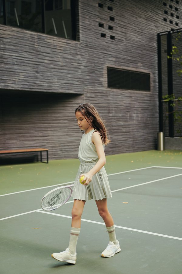 Pleated Tennis Dress