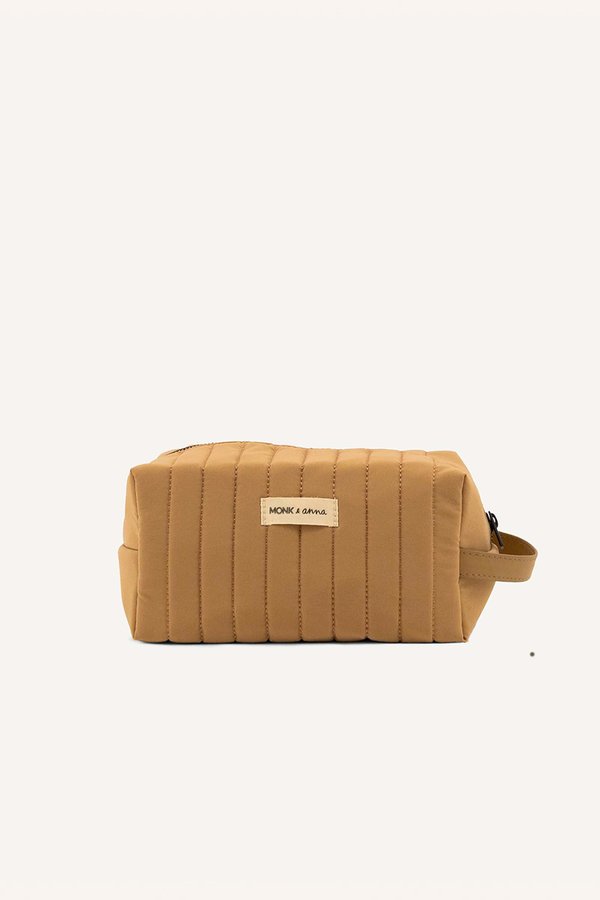 Linen Toiletry Pouch - Padded Birch
