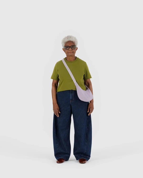 Small Nylon Crescent Bag