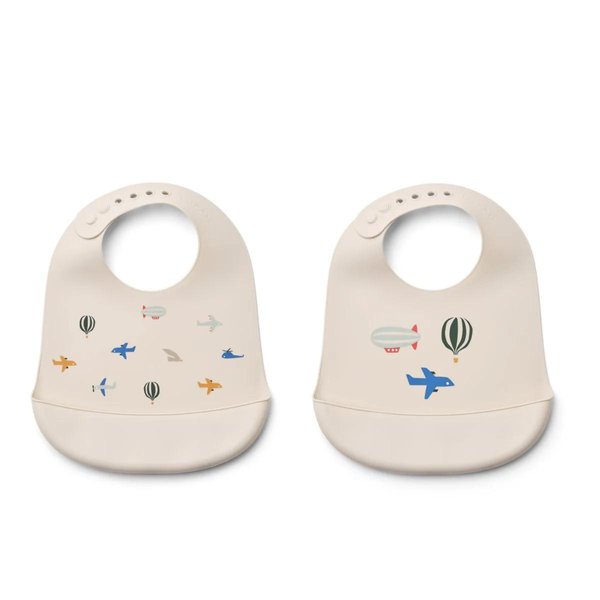 Tilda Printed Bib 2-Pack