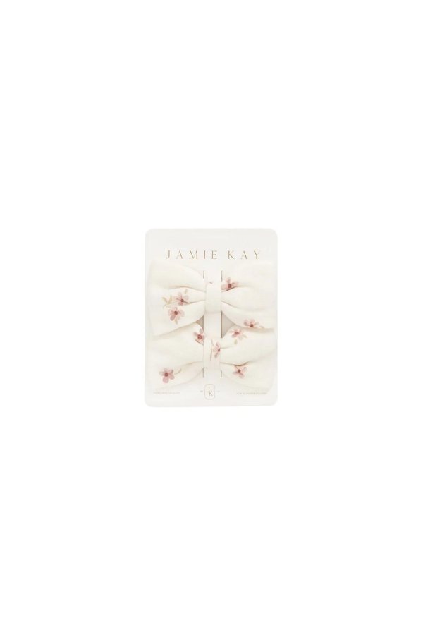 Organic Cotton Noelle - 2pk Bow