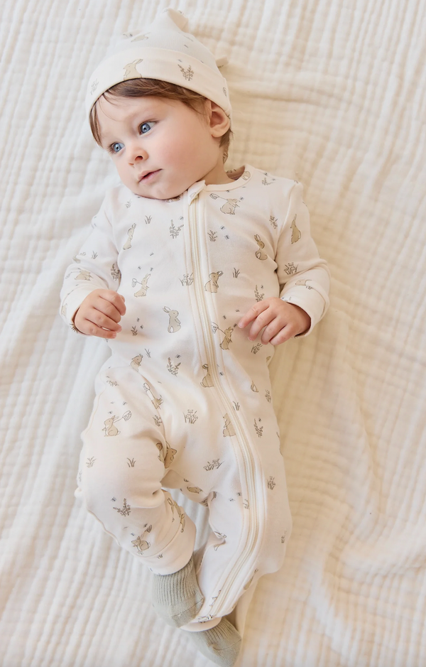 Organic Cotton Reese Zip Onepiece