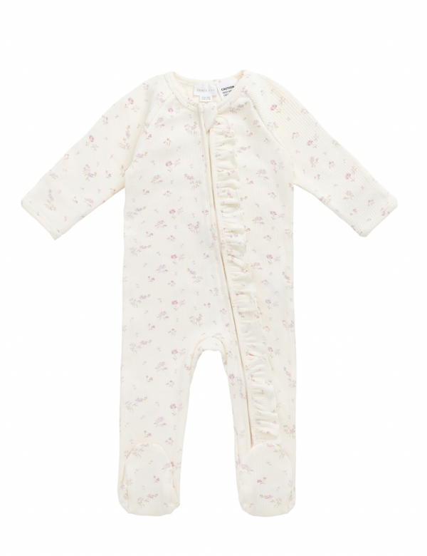 Organic Fine Rib Melanie Onepiece