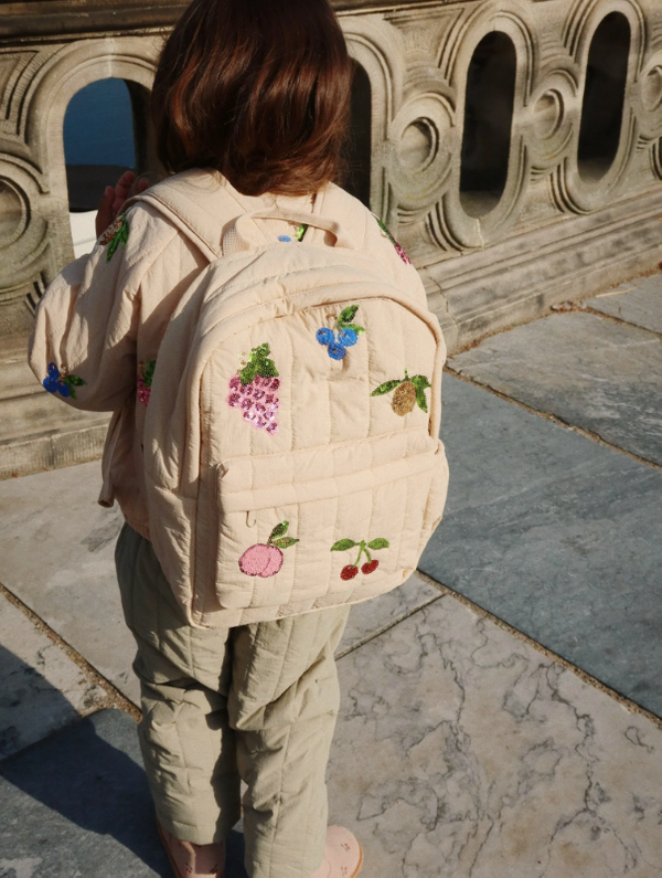 Juno Quilted Sequin Backpack Midi