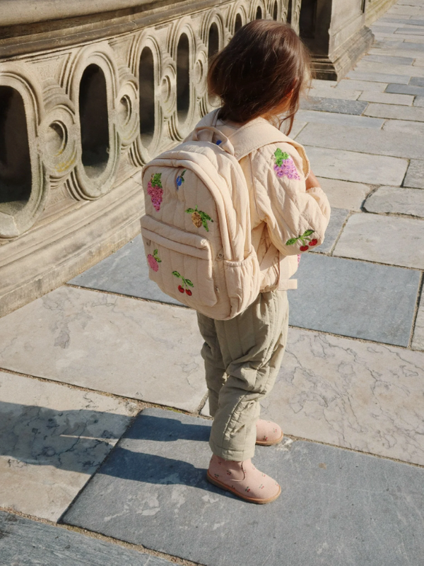 Juno Quilted Sequin Backpack Midi