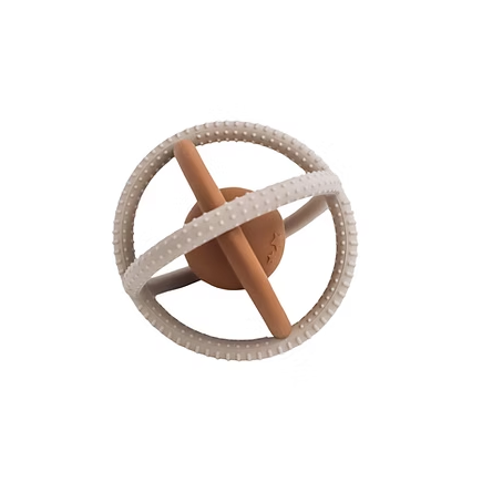 Silicone Teether Rattle Baby Ball