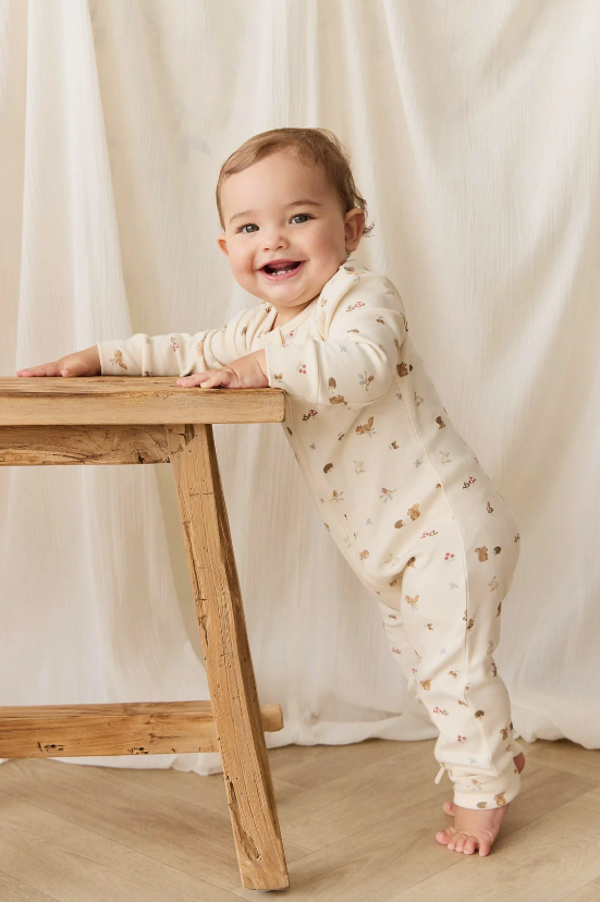 Organic Cotton Reese Zip Onepiece