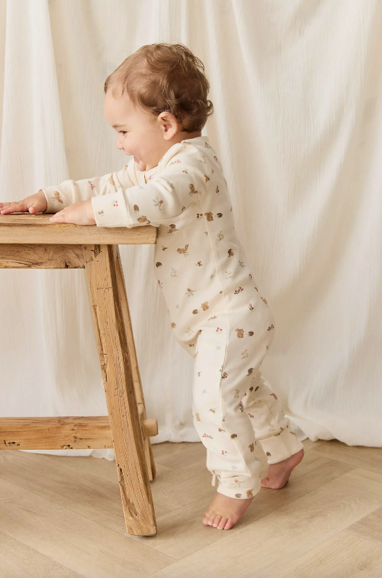 Organic Cotton Reese Zip Onepiece