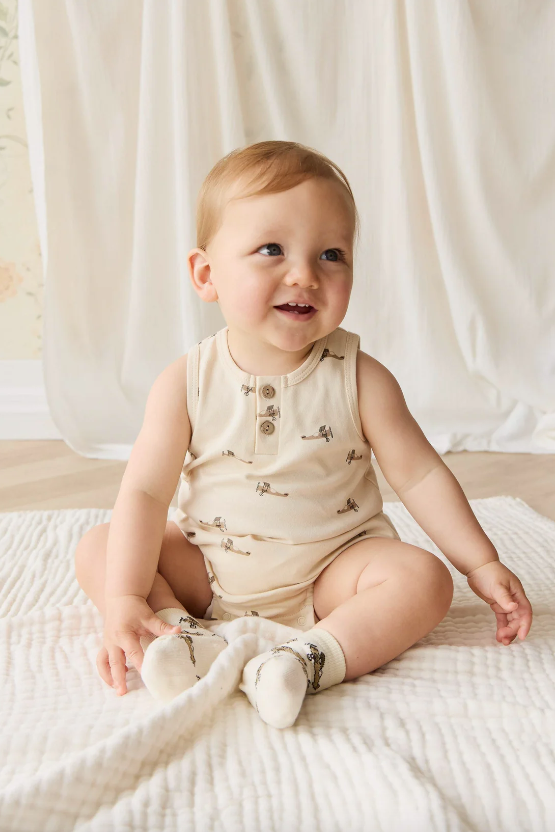 Pima Cotton Archie Playsuit