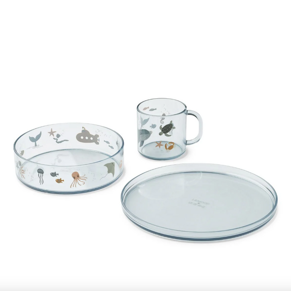 Siva Printed Tritan Tableware Set