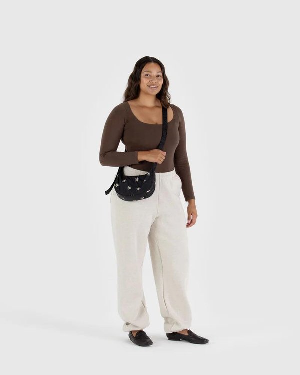 Small Nylon Crescent Bag