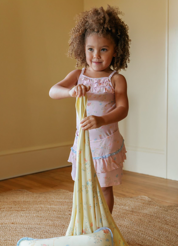 Chinoiserie Cascade Frill T-Shirt and Skirt Set