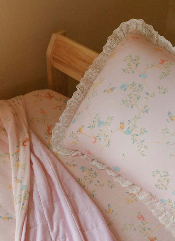 Luxe Cloud Junior Head Pillowcase (With Broderie)