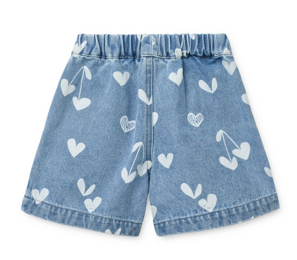 Borrisa Printed Denim Shorts