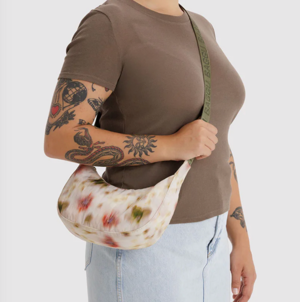 Small Nylon Crescent Bag