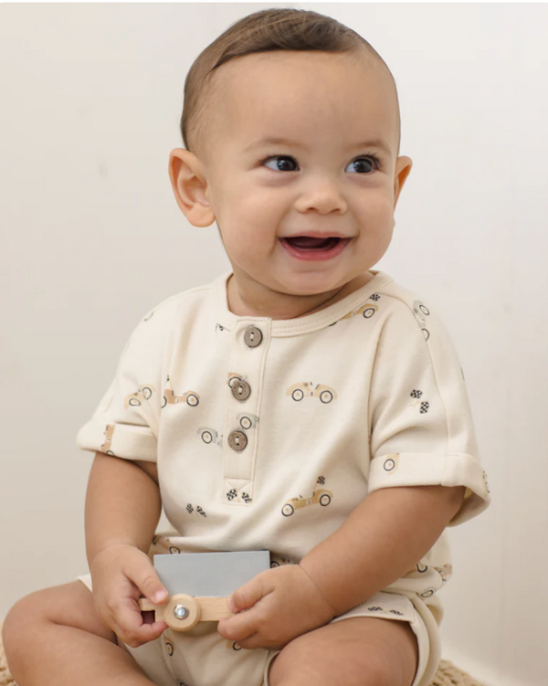Short Sleeve One-Piece