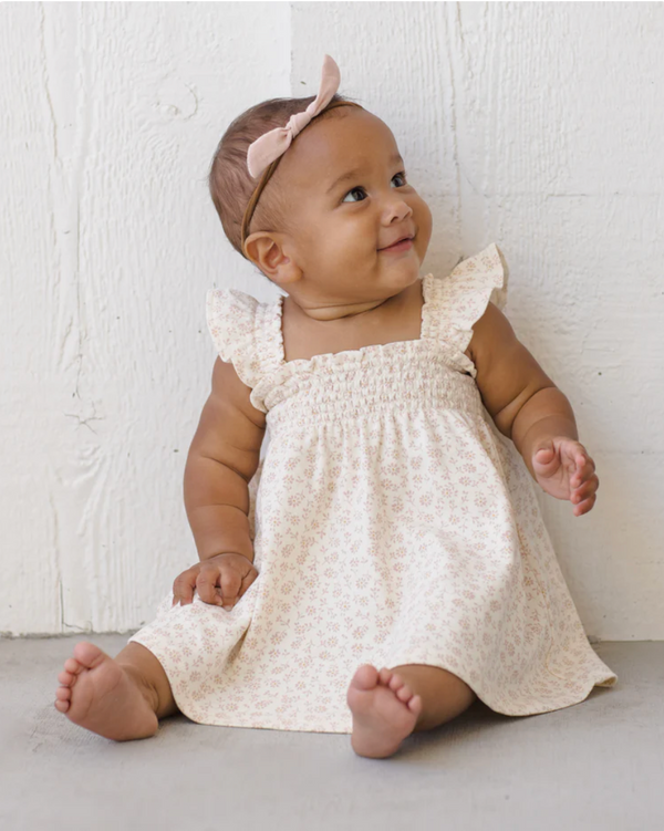 Smocked Jersey Dress