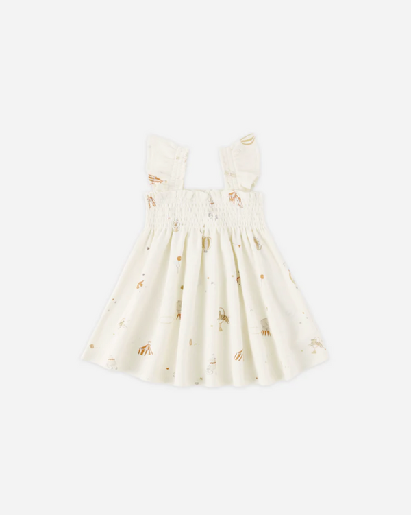 Smocked Jersey Dress