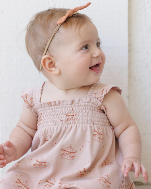 Smocked Jersey Dress