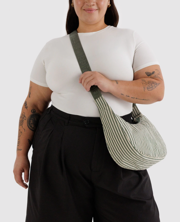 Medium Nylon Crescent Bag