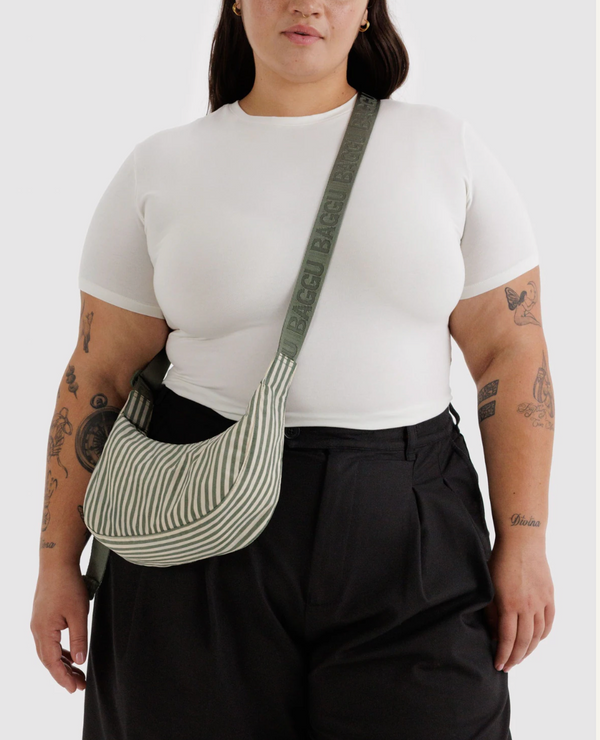 Small Nylon Crescent Bag