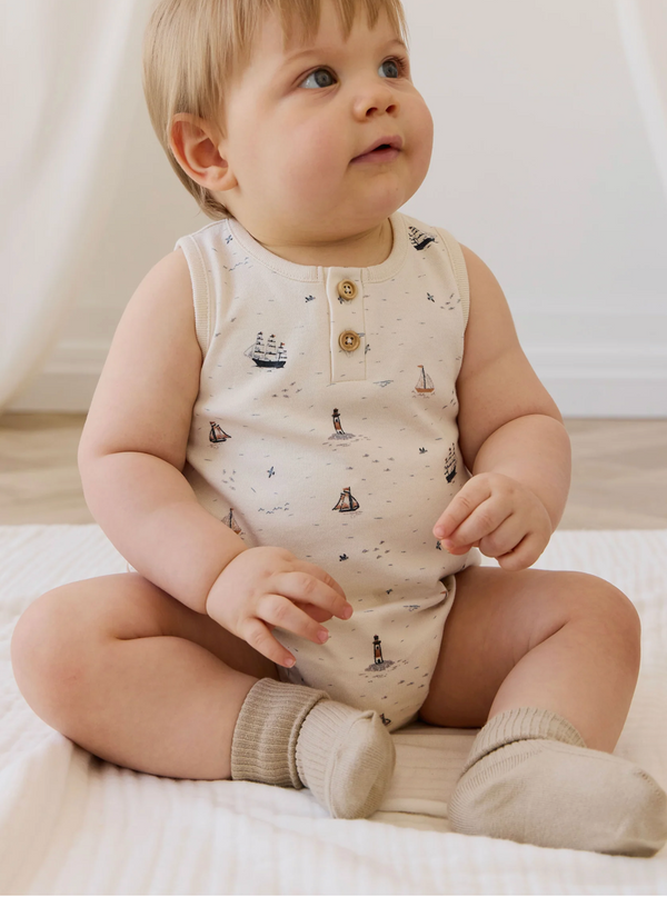 Organic Cotton Archie Playsuit