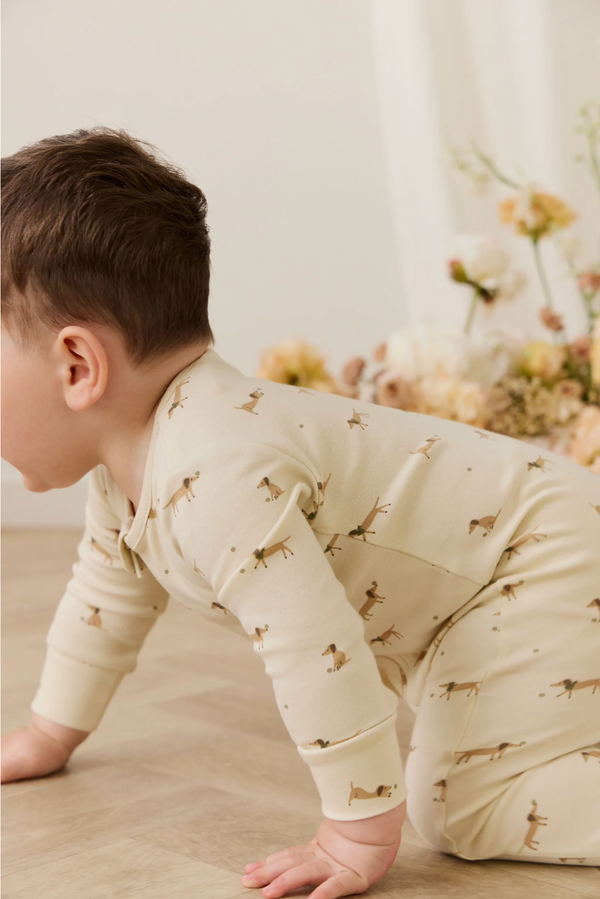 Organic Cotton Reese Zip Onepiece