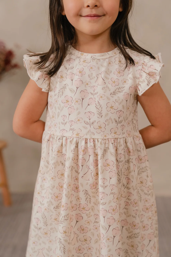 Organic Cotton Emilia Flutter Dress