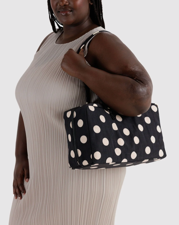 Medium Nylon Bowler Bag