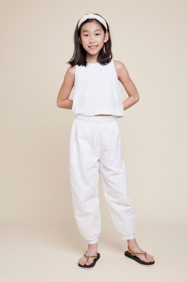 Broderie Balloon Pants